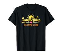 Summertime The Living is Easy, Cute Summer T-Shirt