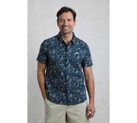 Summertown Short Sleeve Printed Shirt Weird Fish Navy M