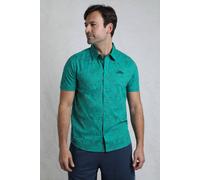 Summertown Short Sleeve Printed Shirt Weird Fish Teal XL
