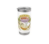 Summerween Art Mummy Margarita Tropical Retro Spooky Fun Stainless Steel Insulated Tumbler