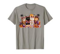 Summerween Beach Kitten Cute But Spooky Funny cat Summer T-Shirt