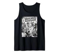 Summerween Funny Cat Selfie Beach Summer Party Tank Top