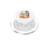 Summerween Ghost Beach Cute Ghosts Summer Halloween PopSockets PopGrip for MagSafe