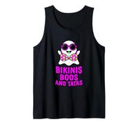 Summerween Ghost Bikini Boos Tatas Cute Spooky Beach Tank Top