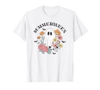 Summerween Ghost Flowers Goth T-Shirt