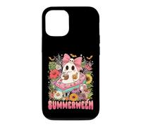 summerween ghost halloween summer flowers funny Case for iPhone 12/12 Pro