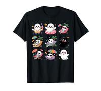 Summerween Ghost Pumpkin Summer Halloween Spooky Season T-Shirt
