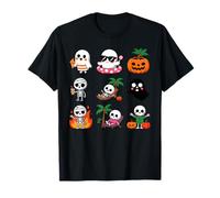 Summerween Ghost Pumpkin Summer Halloween Spooky Season T-Shirt