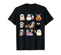 Summerween Ghost Pumpkin Summer Halloween Spooky Season T-Shirt