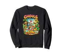 Summerween Ghouls Just Wanna Have Sun Beach Party Sweatshirt