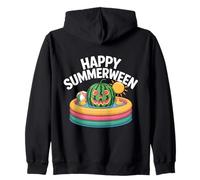 Summerween Halloween Summer Love Fruit Watermelon Zip Hoodie