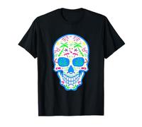 summerween halloween summer sugar skull tropical goth island T-Shirt