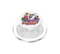 Summerween Just Chillin Til Halloween Funny Ghost Floating PopSockets PopGrip for MagSafe