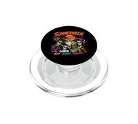 Summerween Retro 90s Halloween Beach Surf Monsters Vintage PopSockets PopGrip for MagSafe