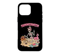 summerween skeleton beach vibes funny Case for iPhone 16 Pro Max