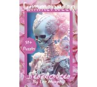 Summerween Sudoku Puzzle Book: Easy to Read Print, Front Cover Summerween Vibe 6x9 inches 110 pages 50+ Puzzles, Ideal gift for summer, halloween Lovers
