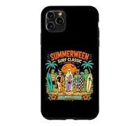 Summerween Surf Classic Retro Halloween Beach Monsters Case for iPhone 11 Pro Max