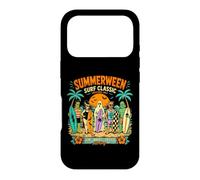 Summerween Surf Classic Retro Halloween Beach Monsters Case for iPhone 17 Pro