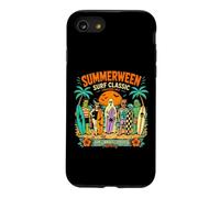 Summerween Surf Classic Retro Halloween Beach Monsters Case for iPhone SE (2020) / 7/8