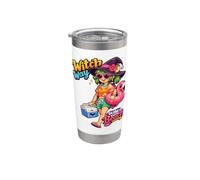 Summerween Tropical Summer Vibes Witch Way to the Beach Stainless Steel Insulated Tumbler