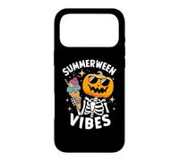 Summerween Vibes Skeleton Ice Cream Summer Vacation Funny Case for iPhone 17 Pro Max