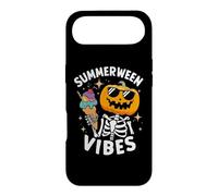 Summerween Vibes Skeleton Ice Cream Summer Vacation Funny Case for iPhone Air