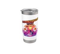 Summerween Vibes Witch Flamingo Float, Witch Summerween Vibe Stainless Steel Insulated Tumbler