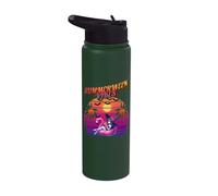 Summerween Vibes Witch Flamingo Float, Witch Summerween Vibe Stainless Steel Insulated Water Bottle