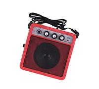 summina 5W Mini Guitar Amplifier Amp Speaker with 3.5mm & 6.35mm Inputs 1/4 Inch Output Supports Volume Tone Adjustment Overdrive