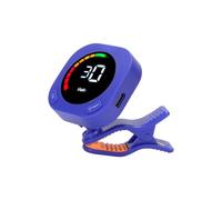 summina Color Screen Portable Tuner for Guitar Bass Violin Ukulele Portable with Rotating, Large Display, Rechargeable, Universal Accessories, for Musicians of All Levels, Acoustic (Blue)