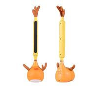 summina Electronic Erhu Digital Touch Sensitive Adorable Guitar Erhu Cute Cartoon Shape Music Synthesizer Early Learning Musical Instrument Fun Gift for Teens Adults Beginner (Orange)