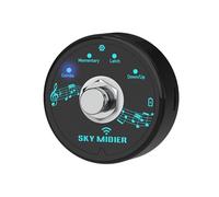 summina Midi Controller BT MIDI Effects Pedal Mini MIDI Controller Software Effects Controller USB MIDI Controller Wireless Compact Portable Rechargeable Pedal Data Transfer Without