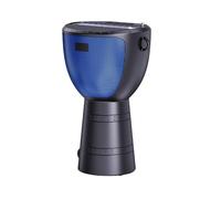 summina Solar BT Speaker Wireless Outdoor Speaker African Drum Shape Flashlight Light Function for Indoor Outdoor Beach Party Hiking Cycle Built-in Solar Panel Wireless Speaker