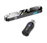 summina Wireless MIDI Foot Pedal Switch with 5 Modes Metal Switch for Electric Guitar Synthesizer Effects Mixer, Supporting Multiple OS, 25Hrs Battery Life