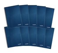 Summit A4 Notebook, Hardback Wirebound, Ruled, 160 pages, Blue (Pack of 10)