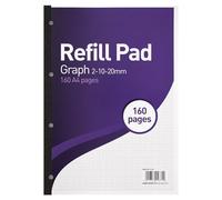 SUMMIT A4 Refill Pad, 2-10-20 mm Graph Ruled, 160 Page