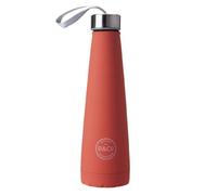 Summit B&co 450Ml Conical Bottle Rubberised Finish Coral