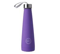Summit B&co 450Ml Conical Bottle Rubberised Finish Dark Violet
