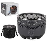 Summit B & Co Alfresco Smokeless BBQ Grill in Slate Grey with Handy Carry Case