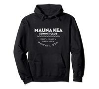 Summit Club Lat Long Elevation - Mauna Kea Pullover Hoodie