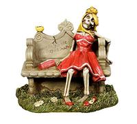 SUMMIT COLLECTION Waiting for Perfect Man Skeleton with Red Dress Display Figurine