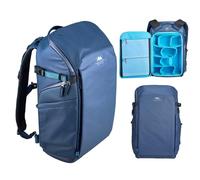 Summit Creative Camera and Drone High-Protection Backpack 26L, 26L Blue, Metropolis