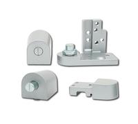 Summit Doorware Kawneer Pivot Door Hinge Set | Top and Bottom Set | Aluminum Finish | Right or Left Hand Options | Heavy Duty Commercial Door Hardware for Storefront Doors