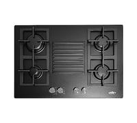 Summit GC432B 30-Inch Wide 4-Burner Black Gas Cooktop, Enamel Coated Steel with Sealed Burners, Cast Iron Grates, NG/LPG Conversion Kit, Flame Failure Protection, Easy to Clean, Cord Included