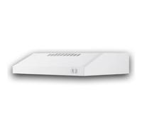 Summit HC24WW 24" Under Cabinet Convertible Range Hood, White Finish, Top or Rear Exhaust, Two-Speed Fan, Charcoal/Aluminum Mesh Filter, Rocket Switch, TAA Compliant (24 Inch, White)