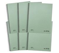 Summit Jotter, A4 Metallic Notebook, Wirebound, Lined, Pack of 6