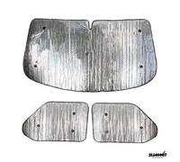 Summit Luxury Thermal Blinds Internal Window Cover 3 Piece Set Fits Vw T4 1990 To 2003