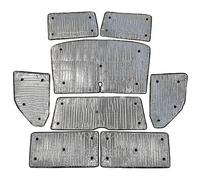 Summit Luxury Thermal Blinds Internal Window Cover 8 Piece Set Vw T5/t6 Lwb With Rear View Cut Out