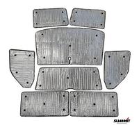 Summit Luxury Thermal Blinds Internal Window Cover With Rear View Cut Out For Vw T5 T6 California