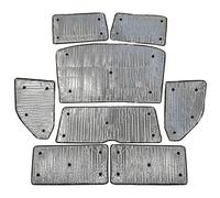 Summit Luxury Thermal Blinds Internal Window Cover With Rear View Cut Out For Vw T5 T6 Swb